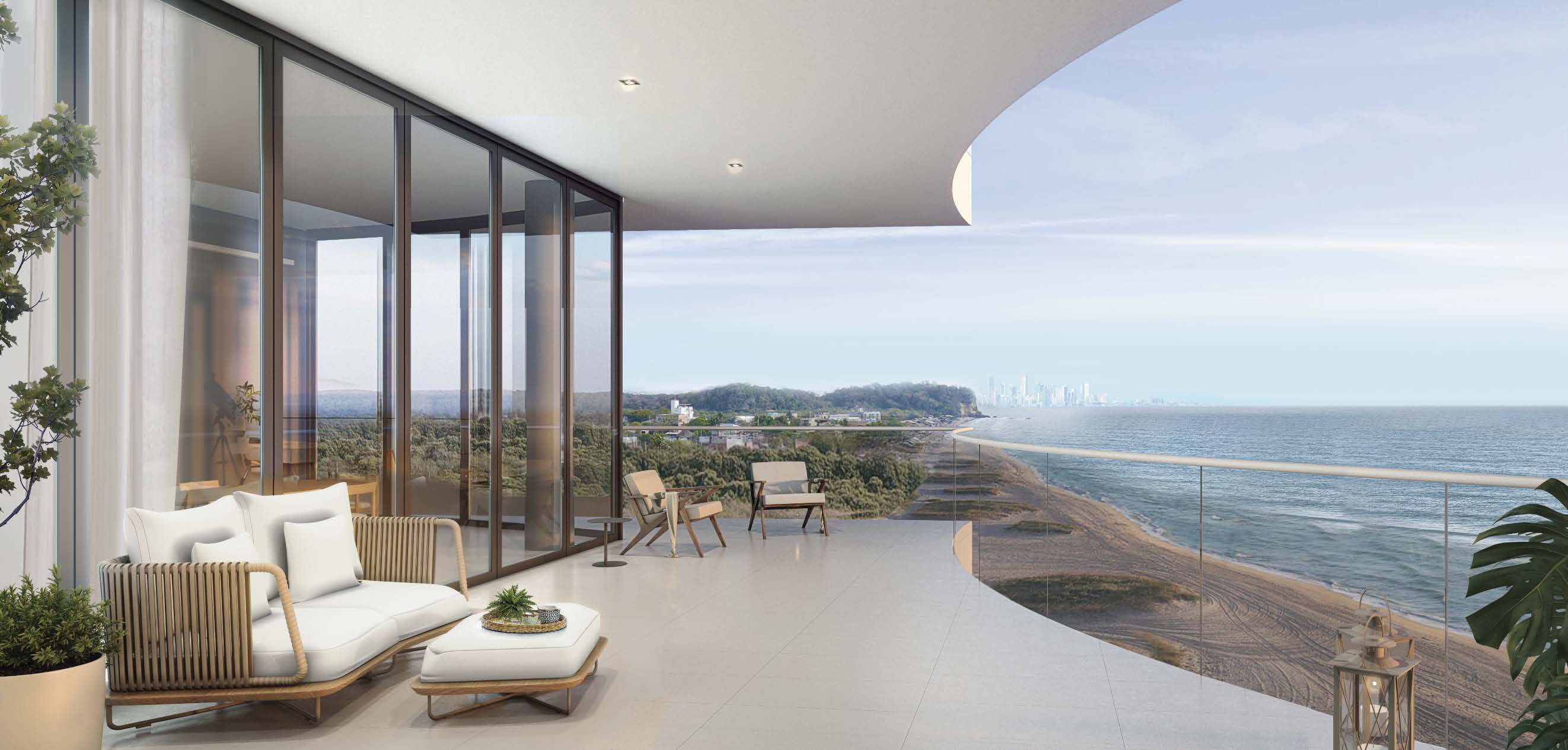 Ocean-view lounge