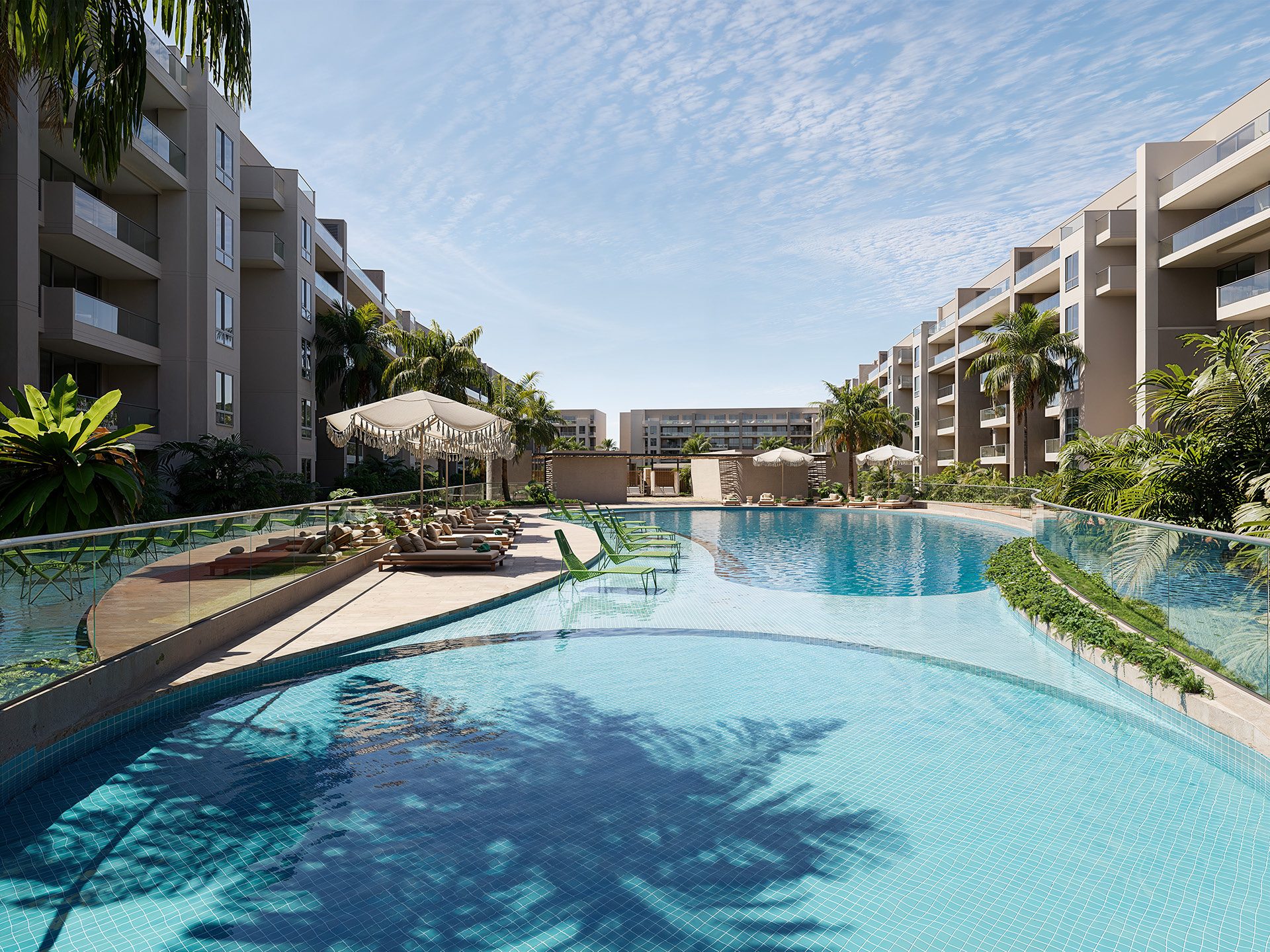 Pool patios & cabanas
