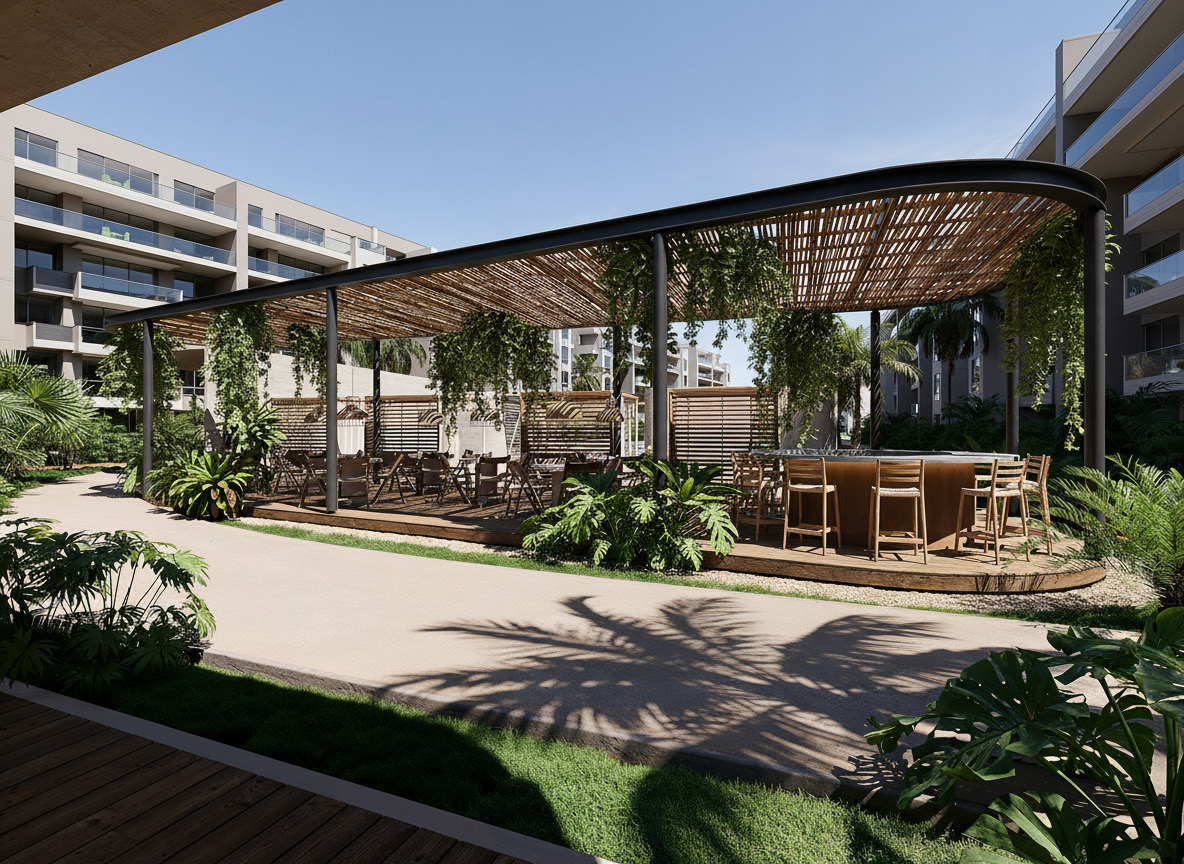 Outdoor social lounge