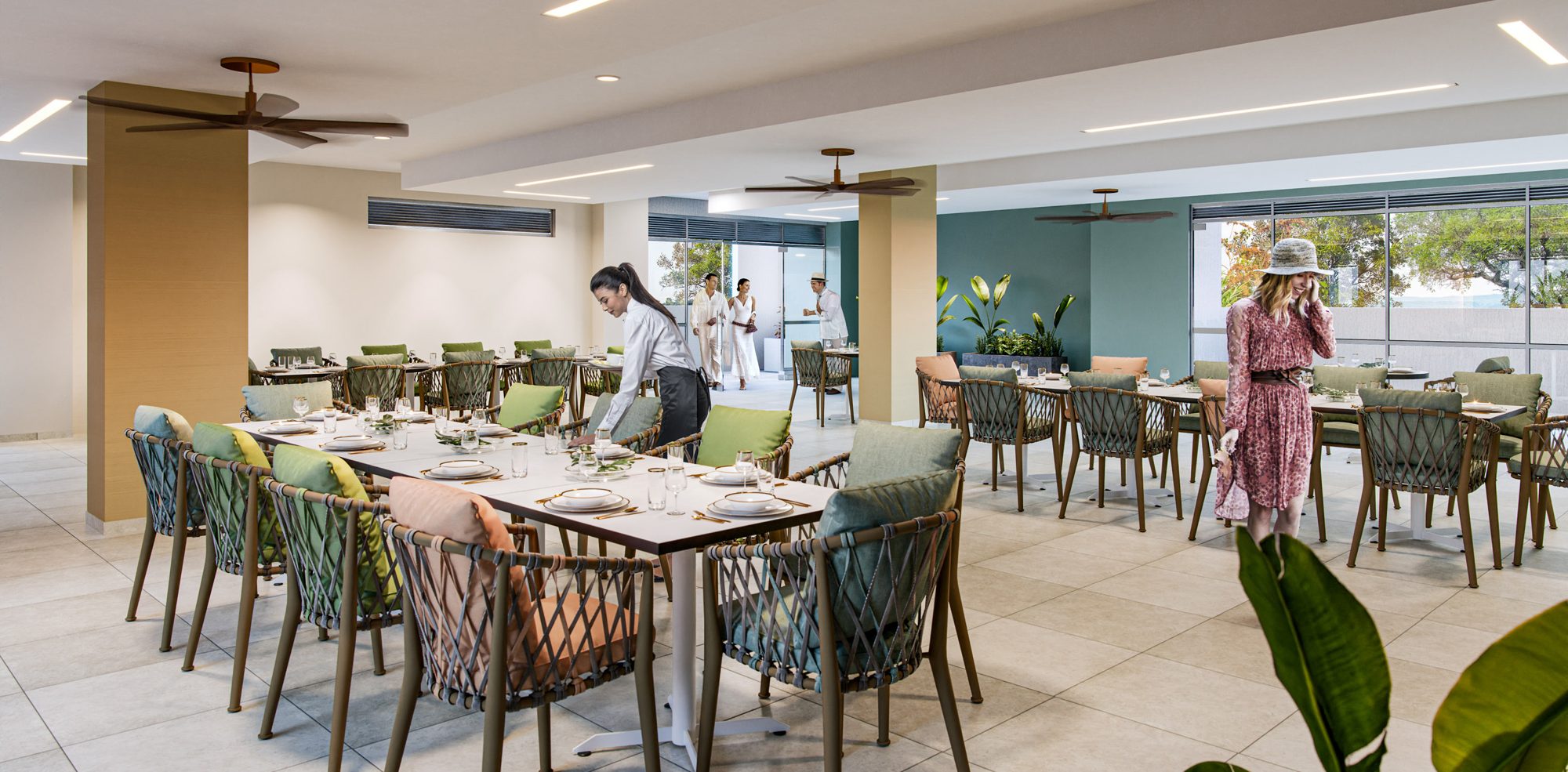 Residents' dining lounge