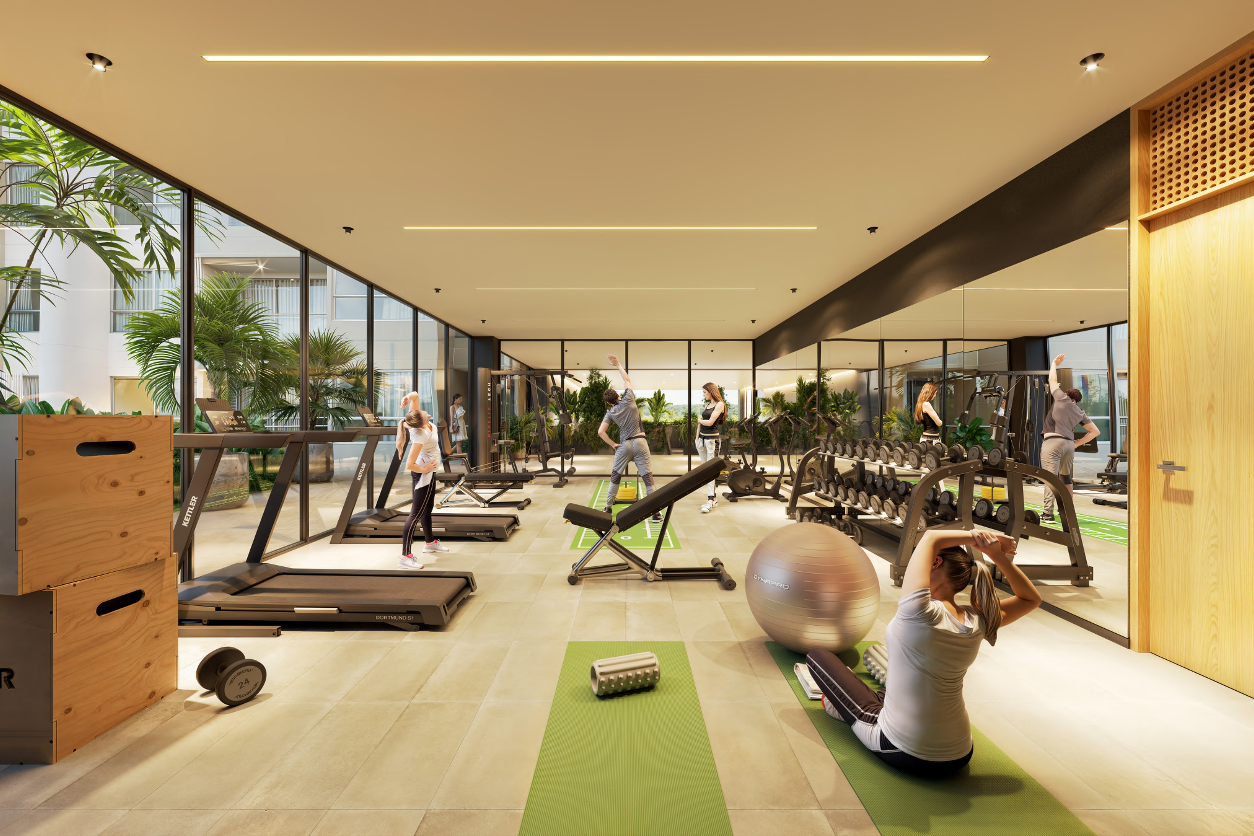 Panoramic gym